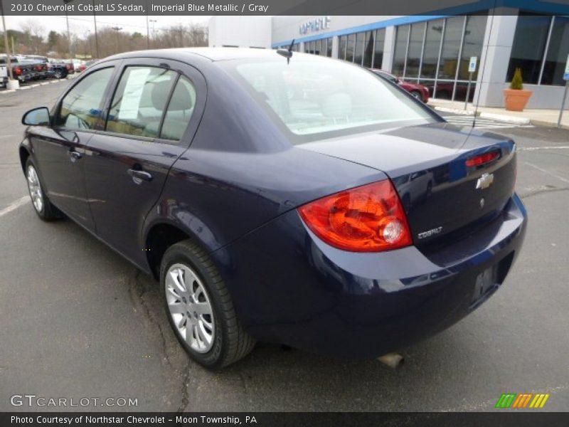 Imperial Blue Metallic / Gray 2010 Chevrolet Cobalt LS Sedan