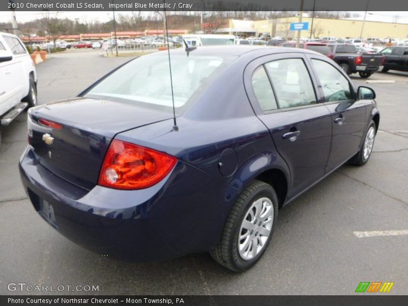 Imperial Blue Metallic / Gray 2010 Chevrolet Cobalt LS Sedan