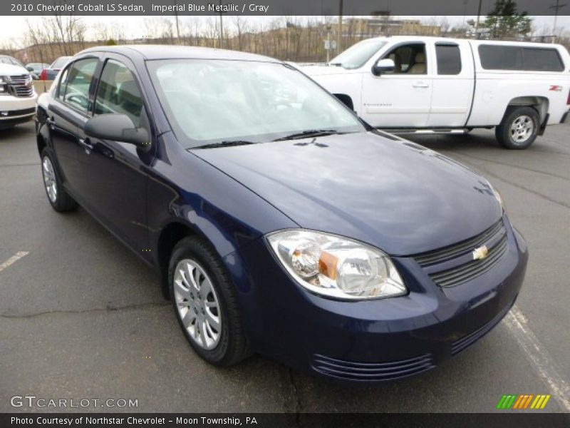 Imperial Blue Metallic / Gray 2010 Chevrolet Cobalt LS Sedan