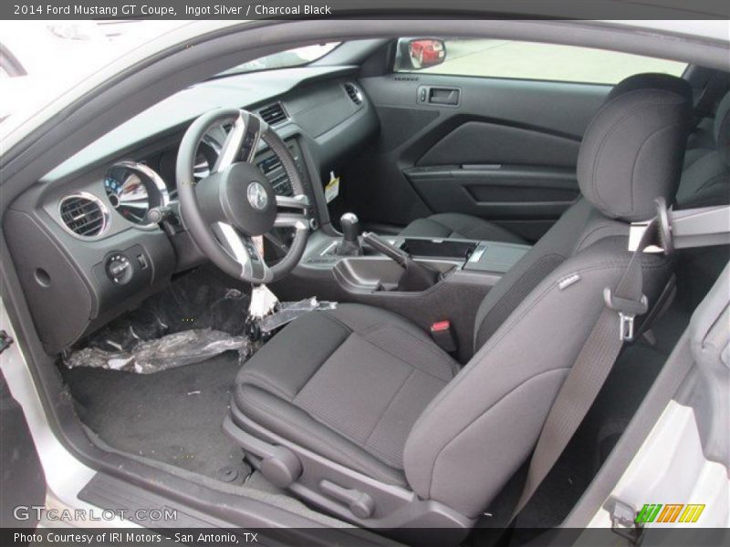 Ingot Silver / Charcoal Black 2014 Ford Mustang GT Coupe