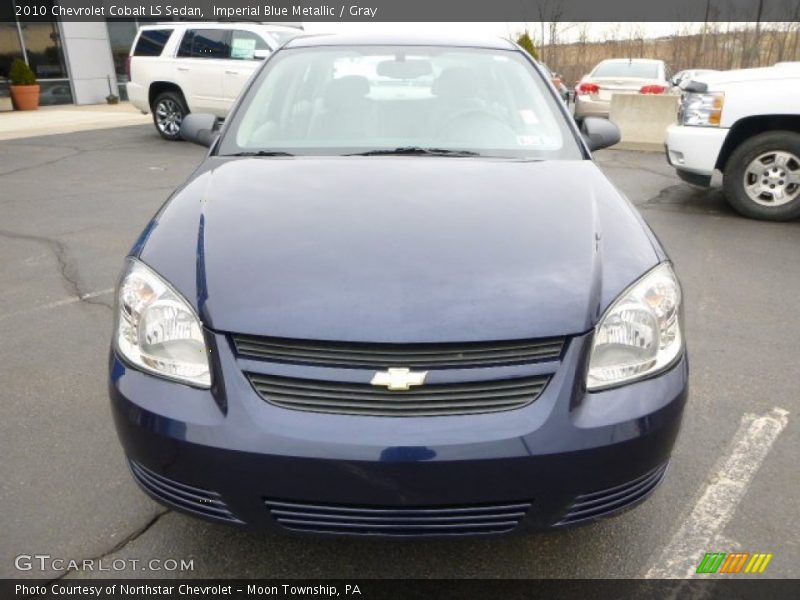 Imperial Blue Metallic / Gray 2010 Chevrolet Cobalt LS Sedan