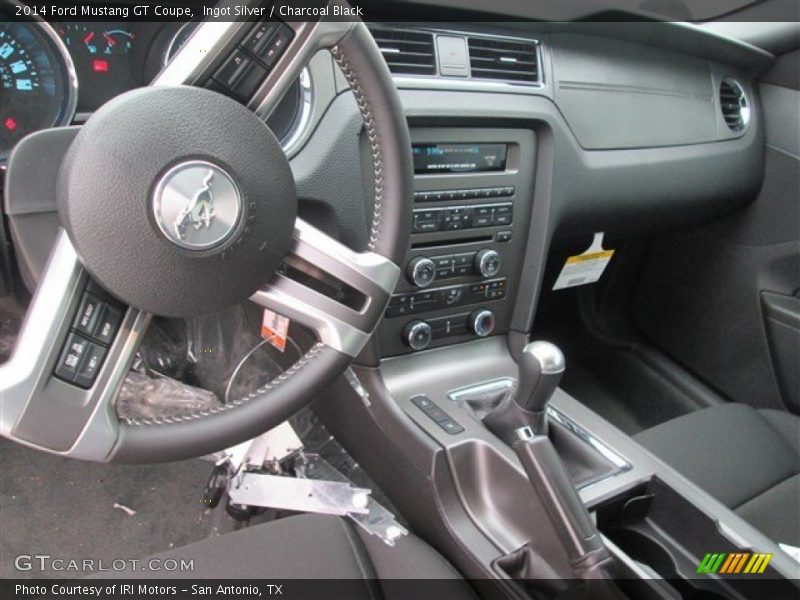 Ingot Silver / Charcoal Black 2014 Ford Mustang GT Coupe