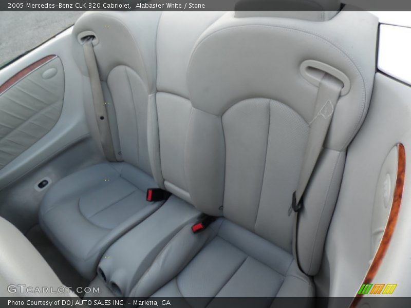 Alabaster White / Stone 2005 Mercedes-Benz CLK 320 Cabriolet