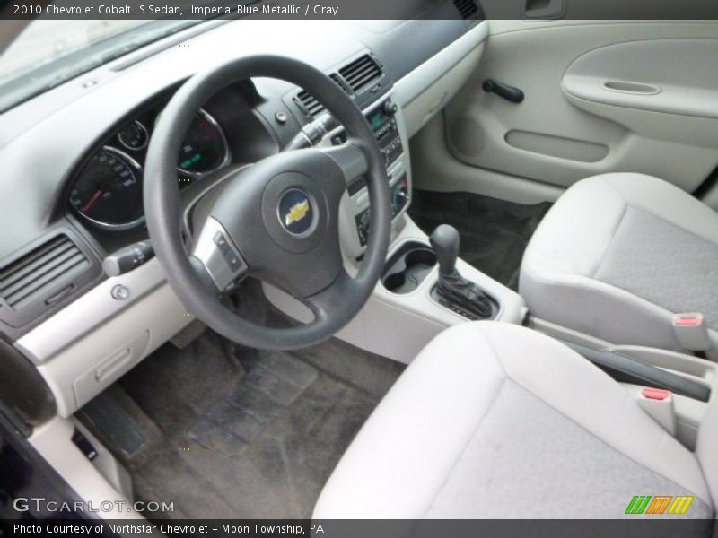 Imperial Blue Metallic / Gray 2010 Chevrolet Cobalt LS Sedan