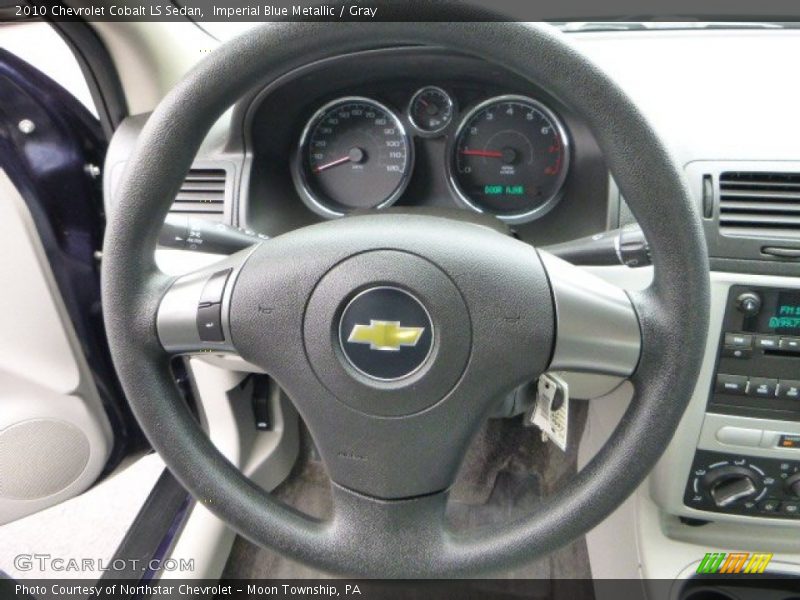 Imperial Blue Metallic / Gray 2010 Chevrolet Cobalt LS Sedan