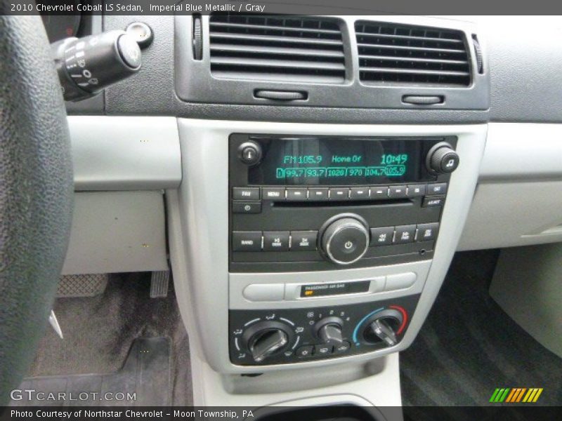 Imperial Blue Metallic / Gray 2010 Chevrolet Cobalt LS Sedan