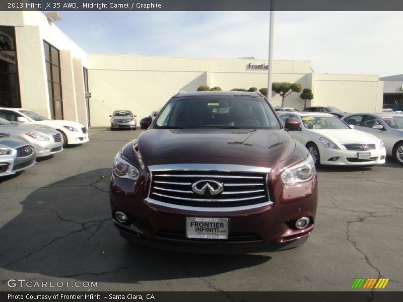 Midnight Garnet / Graphite 2013 Infiniti JX 35 AWD
