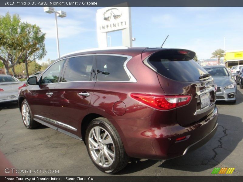 Midnight Garnet / Graphite 2013 Infiniti JX 35 AWD