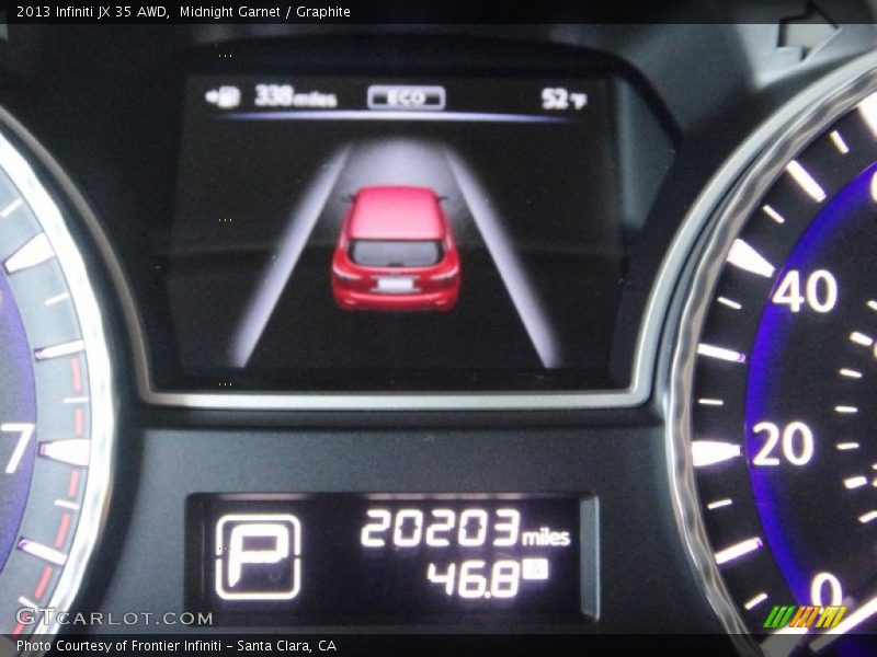 Midnight Garnet / Graphite 2013 Infiniti JX 35 AWD