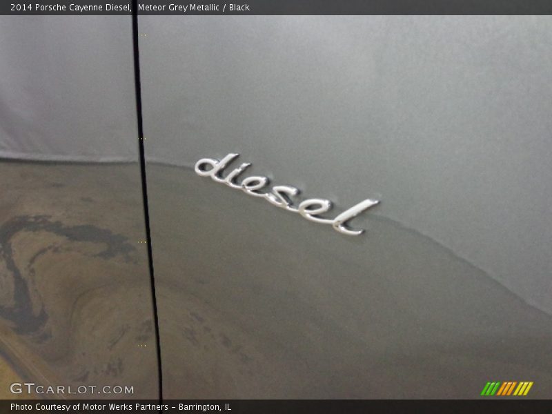 Meteor Grey Metallic / Black 2014 Porsche Cayenne Diesel