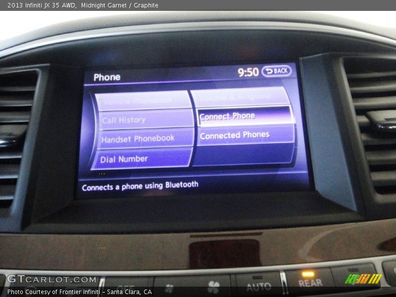 Midnight Garnet / Graphite 2013 Infiniti JX 35 AWD