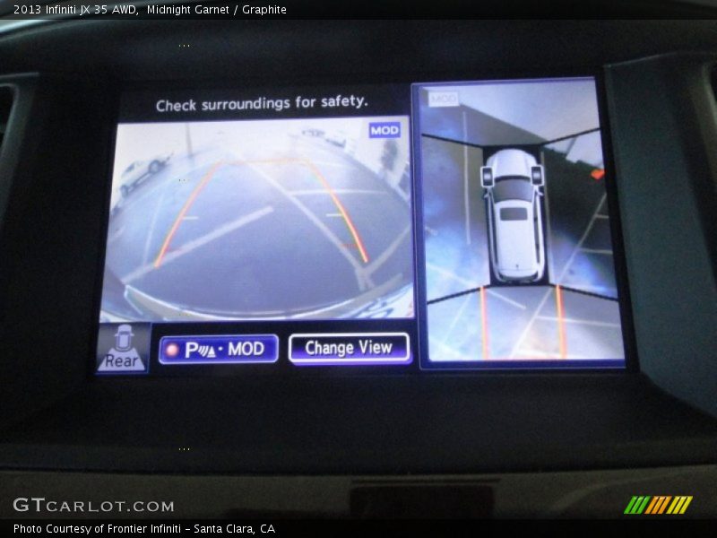 Midnight Garnet / Graphite 2013 Infiniti JX 35 AWD