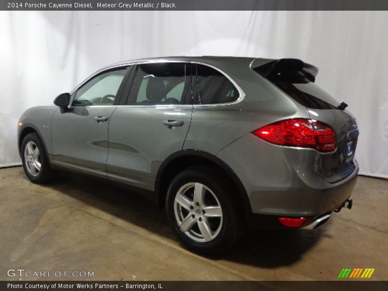 Meteor Grey Metallic / Black 2014 Porsche Cayenne Diesel