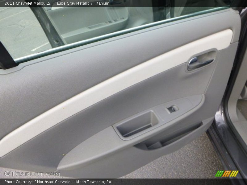 Taupe Gray Metallic / Titanium 2011 Chevrolet Malibu LS