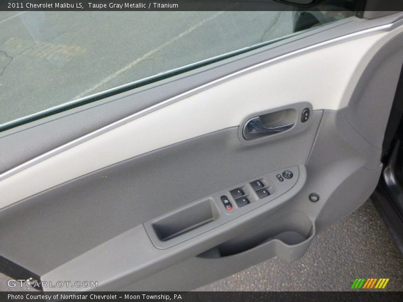 Taupe Gray Metallic / Titanium 2011 Chevrolet Malibu LS