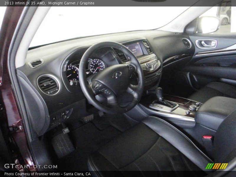 Midnight Garnet / Graphite 2013 Infiniti JX 35 AWD