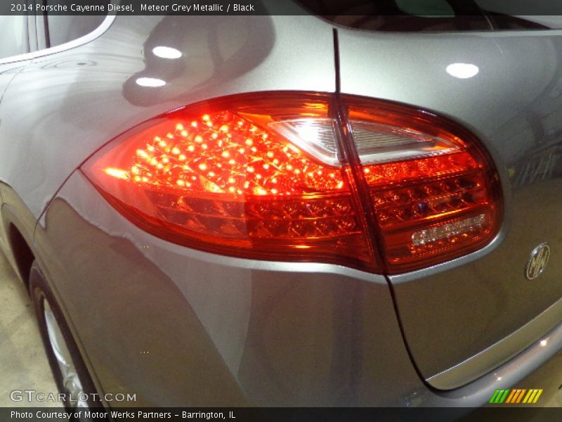 Meteor Grey Metallic / Black 2014 Porsche Cayenne Diesel