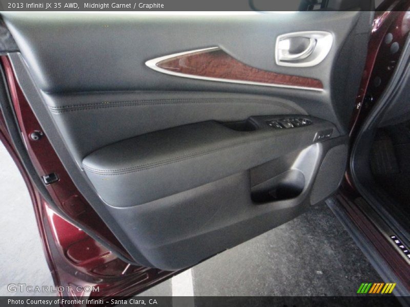 Midnight Garnet / Graphite 2013 Infiniti JX 35 AWD