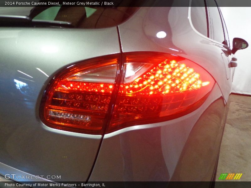 Meteor Grey Metallic / Black 2014 Porsche Cayenne Diesel