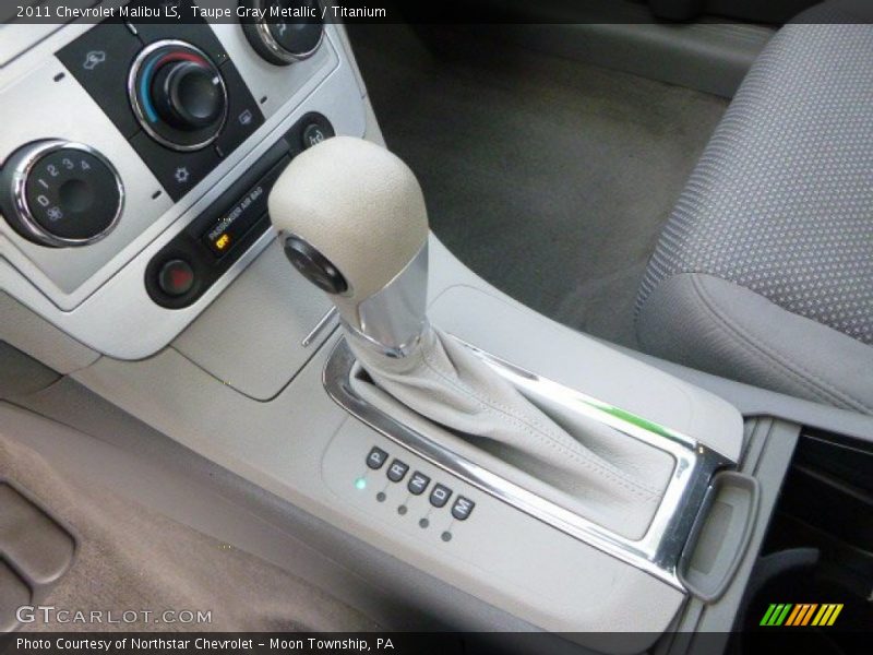 Taupe Gray Metallic / Titanium 2011 Chevrolet Malibu LS