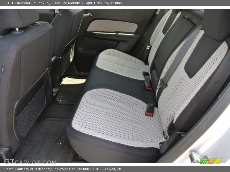 Silver Ice Metallic / Light Titanium/Jet Black 2011 Chevrolet Equinox LS