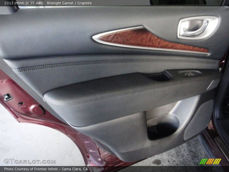 Midnight Garnet / Graphite 2013 Infiniti JX 35 AWD