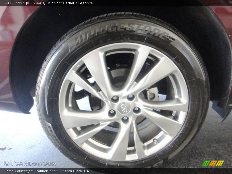 Midnight Garnet / Graphite 2013 Infiniti JX 35 AWD