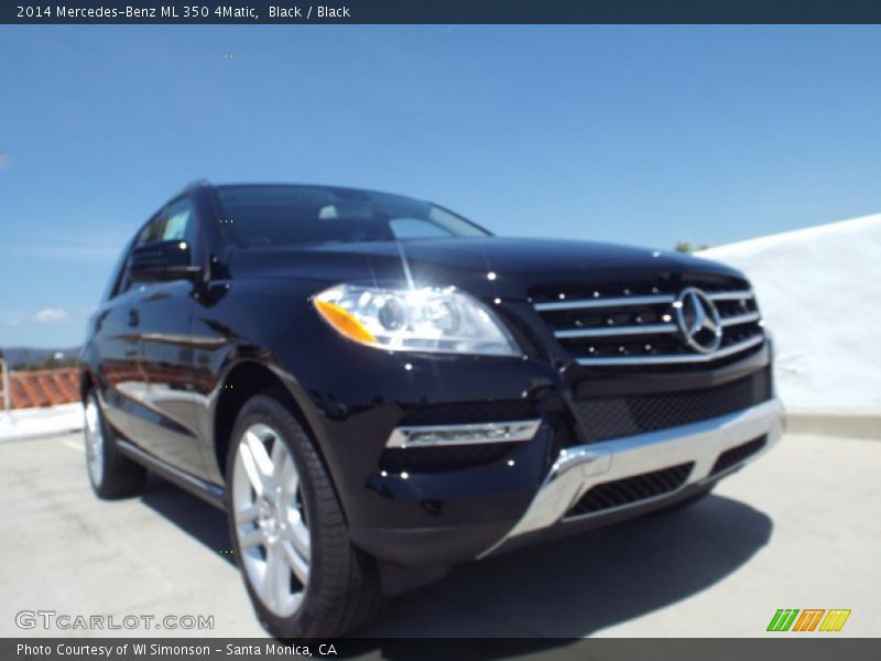 Black / Black 2014 Mercedes-Benz ML 350 4Matic