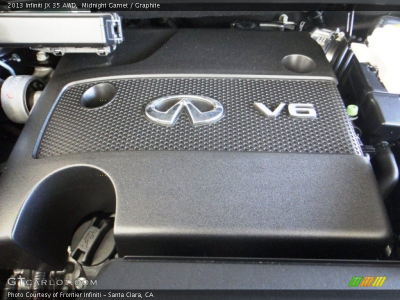 Midnight Garnet / Graphite 2013 Infiniti JX 35 AWD