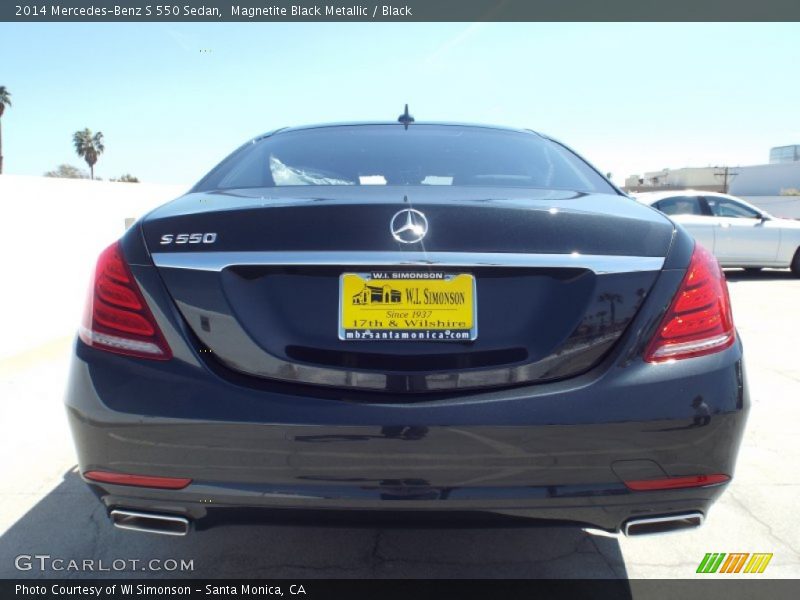 Magnetite Black Metallic / Black 2014 Mercedes-Benz S 550 Sedan
