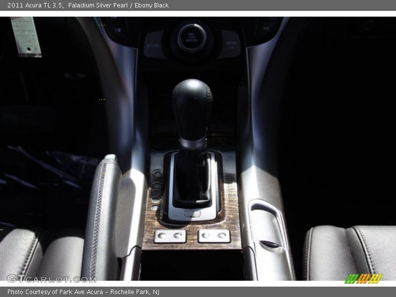 Paladium Silver Pearl / Ebony Black 2011 Acura TL 3.5