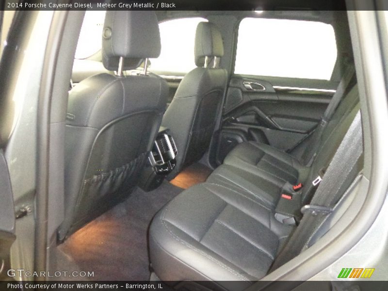 Meteor Grey Metallic / Black 2014 Porsche Cayenne Diesel