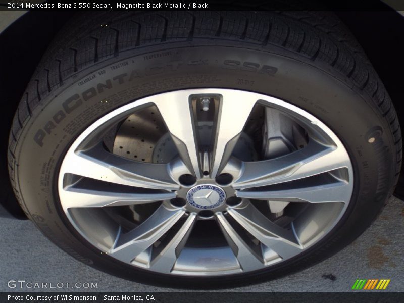 Magnetite Black Metallic / Black 2014 Mercedes-Benz S 550 Sedan