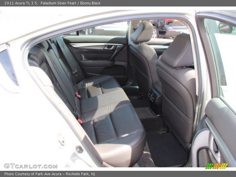 Paladium Silver Pearl / Ebony Black 2011 Acura TL 3.5
