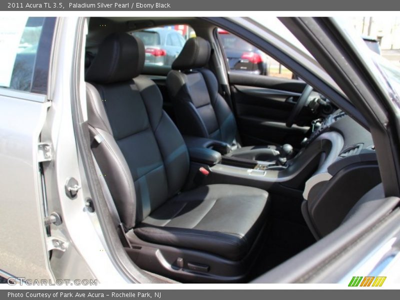 Paladium Silver Pearl / Ebony Black 2011 Acura TL 3.5