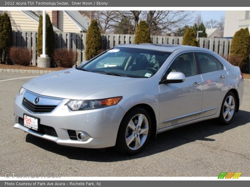 Silver Moon / Ebony 2012 Acura TSX Technology Sedan