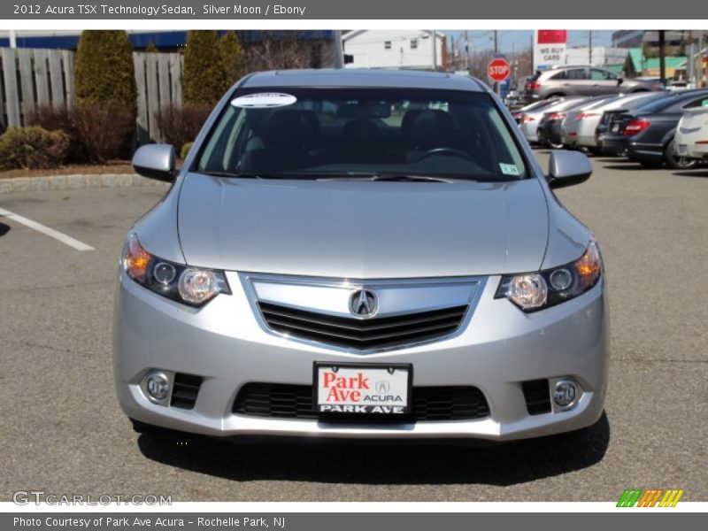 Silver Moon / Ebony 2012 Acura TSX Technology Sedan