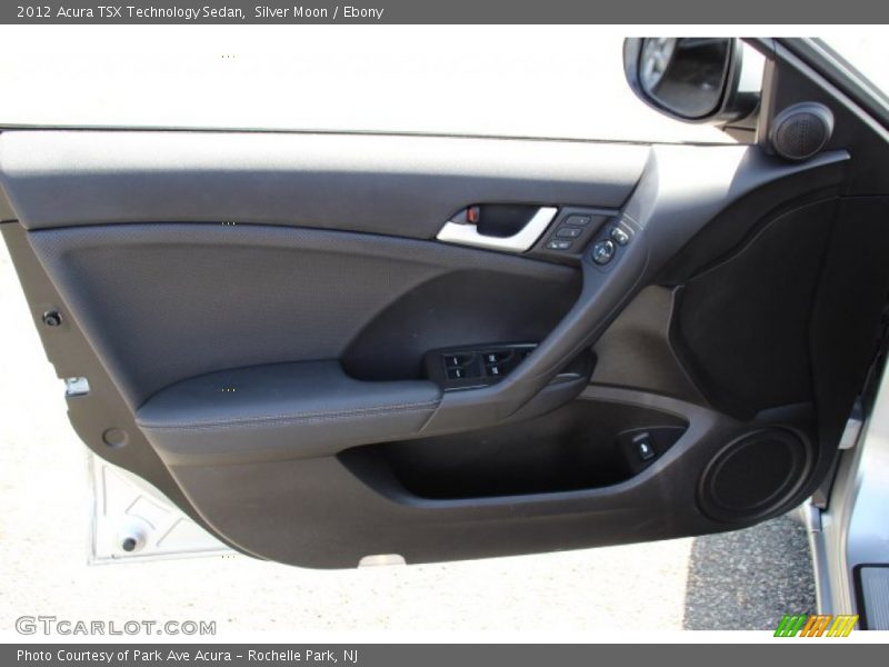 Silver Moon / Ebony 2012 Acura TSX Technology Sedan
