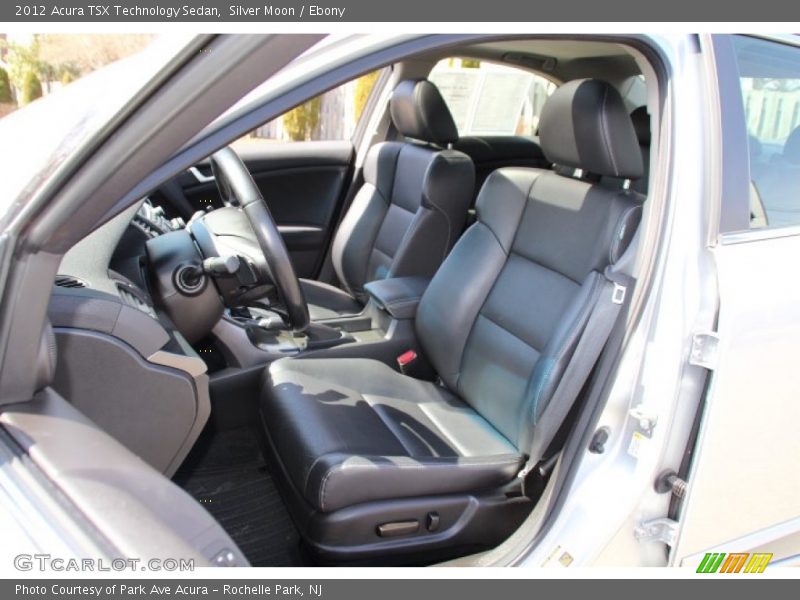 Silver Moon / Ebony 2012 Acura TSX Technology Sedan