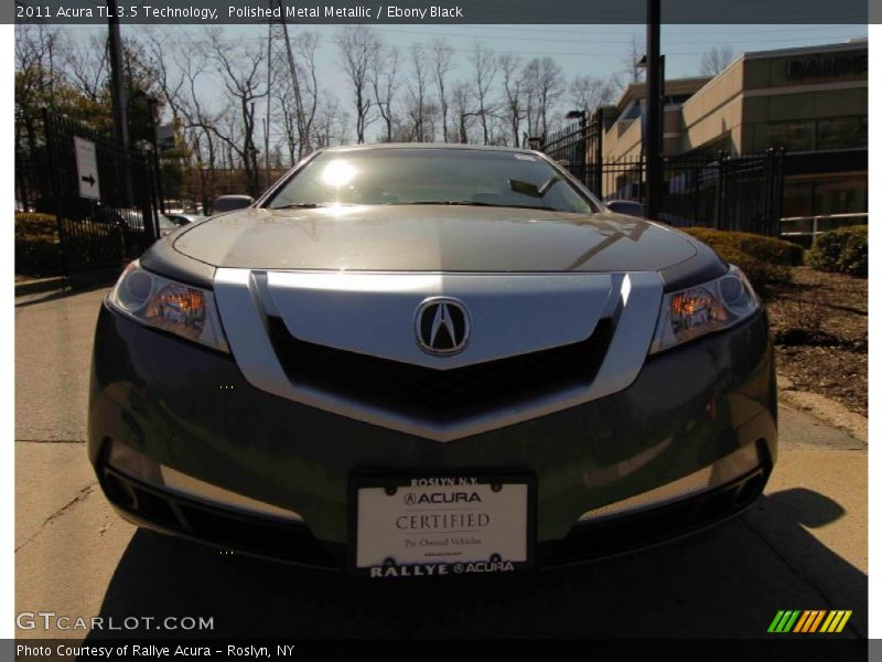 Polished Metal Metallic / Ebony Black 2011 Acura TL 3.5 Technology