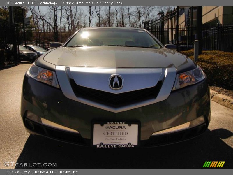Polished Metal Metallic / Ebony Black 2011 Acura TL 3.5 Technology