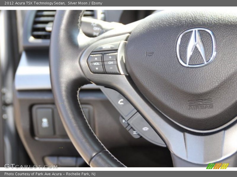 Silver Moon / Ebony 2012 Acura TSX Technology Sedan