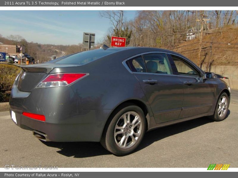 Polished Metal Metallic / Ebony Black 2011 Acura TL 3.5 Technology