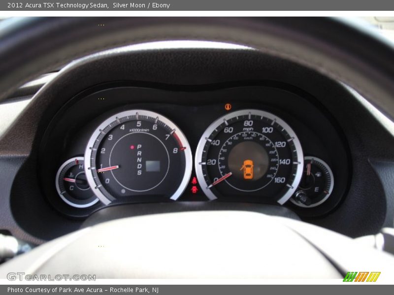Silver Moon / Ebony 2012 Acura TSX Technology Sedan