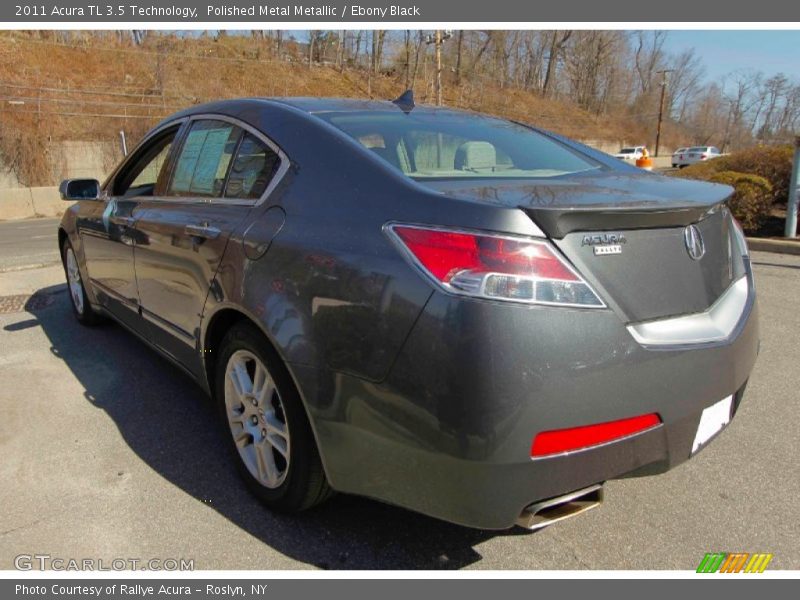 Polished Metal Metallic / Ebony Black 2011 Acura TL 3.5 Technology