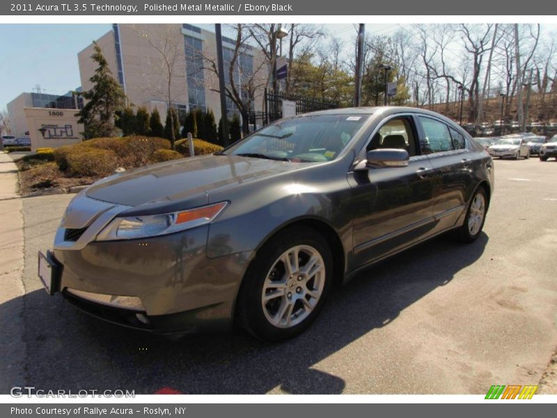 Polished Metal Metallic / Ebony Black 2011 Acura TL 3.5 Technology
