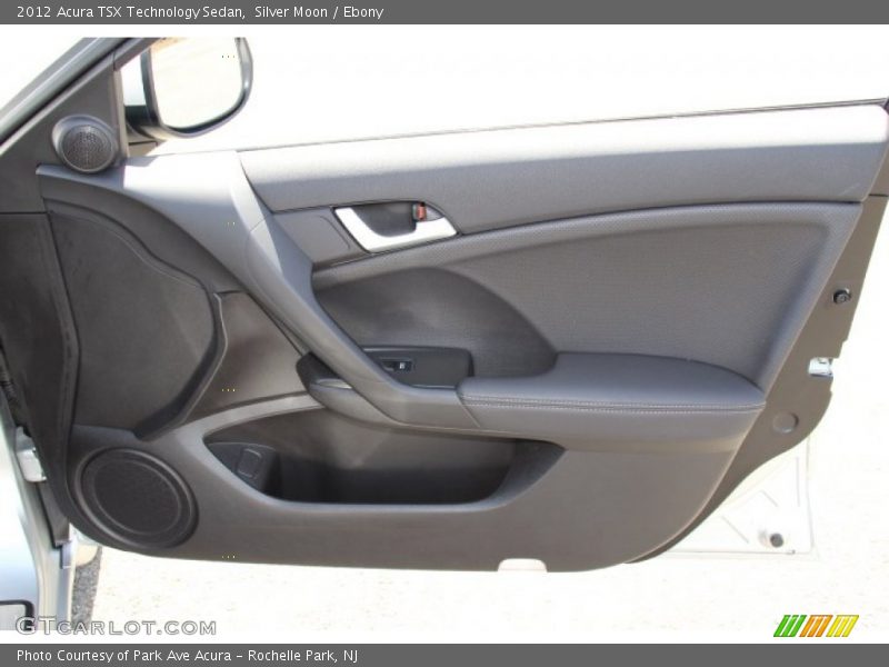 Silver Moon / Ebony 2012 Acura TSX Technology Sedan