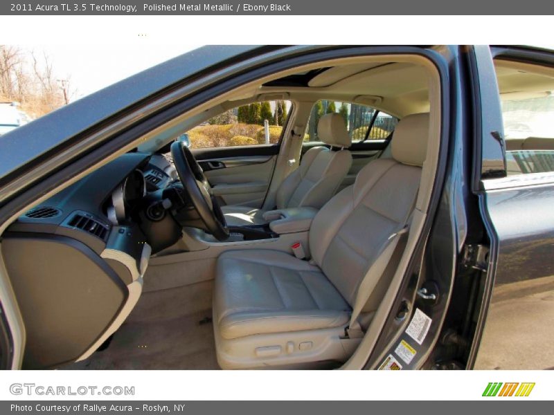 Polished Metal Metallic / Ebony Black 2011 Acura TL 3.5 Technology