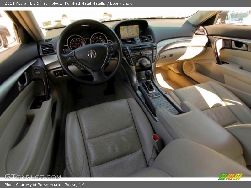 Polished Metal Metallic / Ebony Black 2011 Acura TL 3.5 Technology