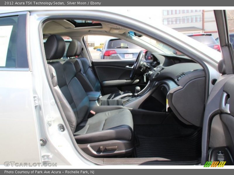 Silver Moon / Ebony 2012 Acura TSX Technology Sedan